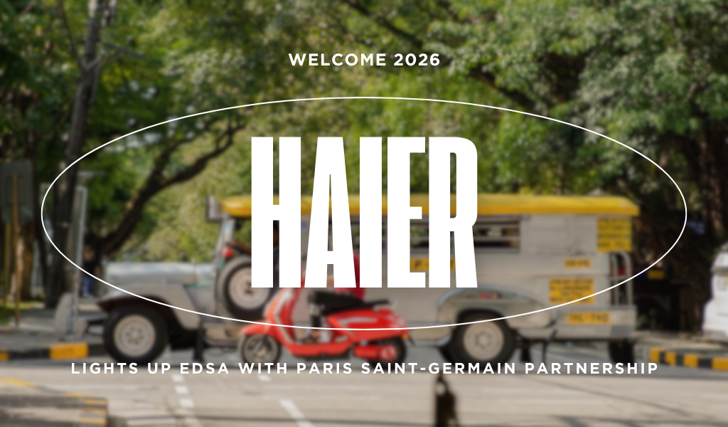 Haier lights Up EDSA with Paris Saint-Germain Partnership to Welcome 2026